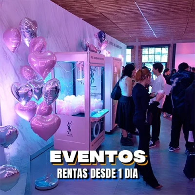 Renta de Máquinas para Eventos y Fiestas