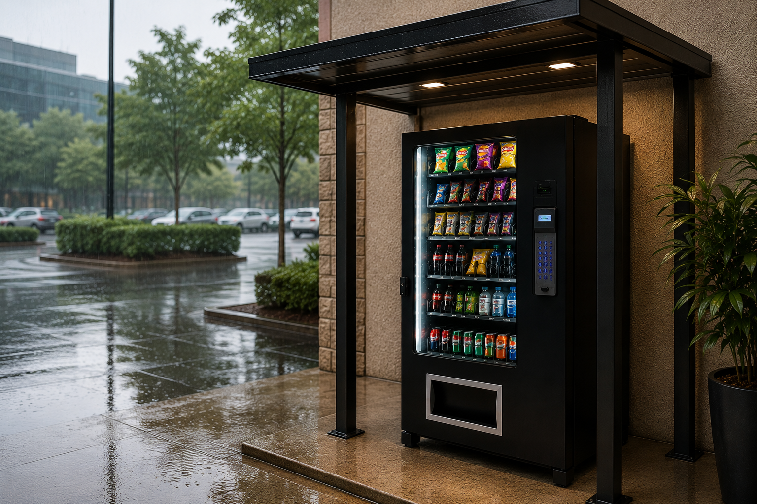 Maquina vending exterior